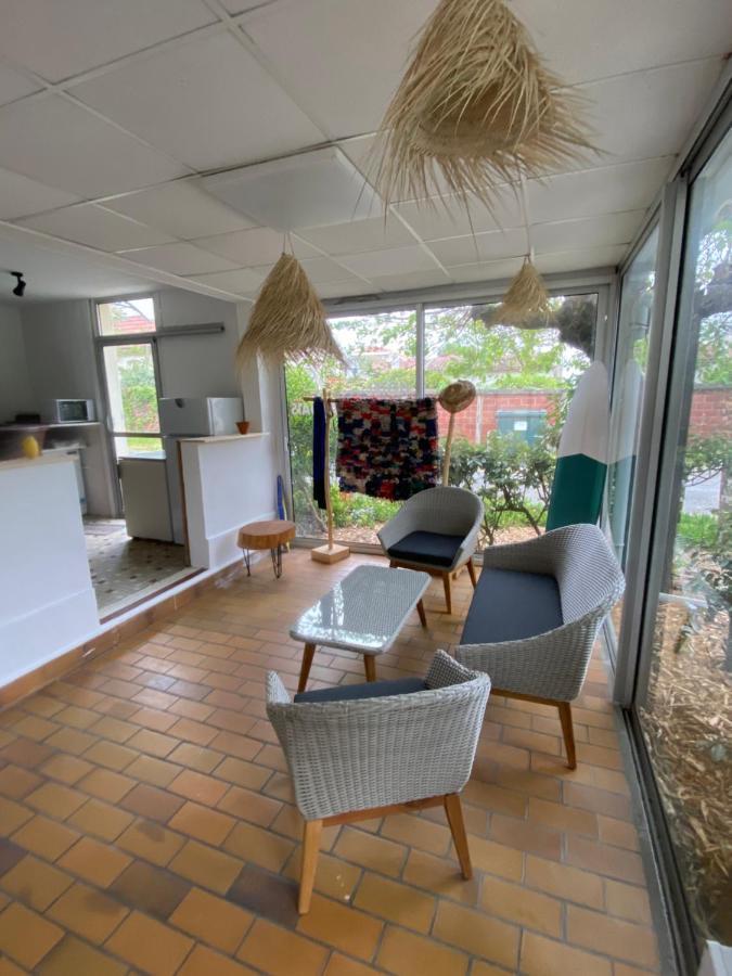 Hotel Au Bon Landais Biscarrosse-Plage Exteriör bild